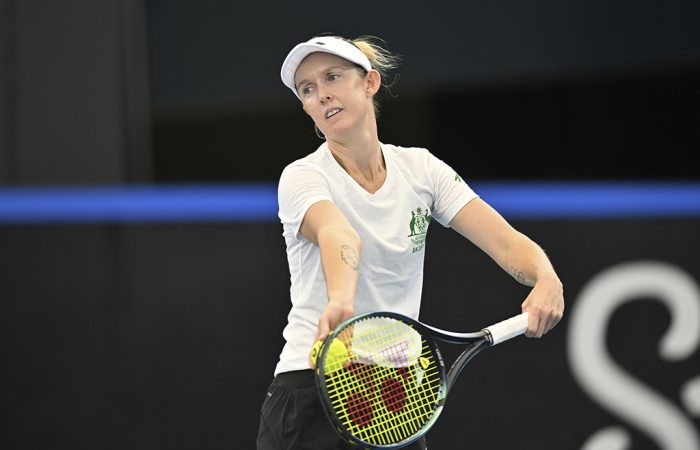 Storm Hunter will play her first Billie Jean King Cup match on home soil in Australia's tie against Mexico at Pat Rafter Arena. Photo: Tennis Australia/Scott Davis
