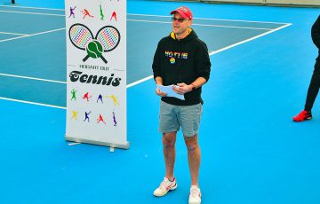 Brendon Oliver-Ewen in one of his many volunteer roles as a tournament director.