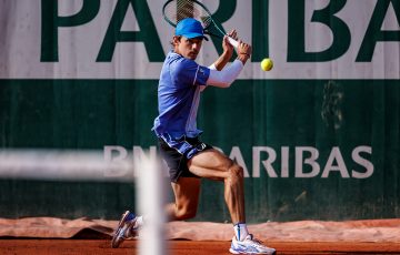 Alex de Minaur in action at Roland Garros 2024. Picture: Tennis Australia