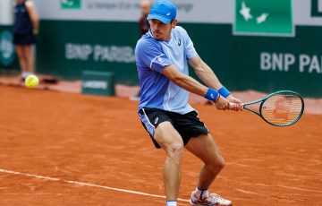 Alex de Minaur in action at Roland Garros 2024, Picture: Tennis Australia