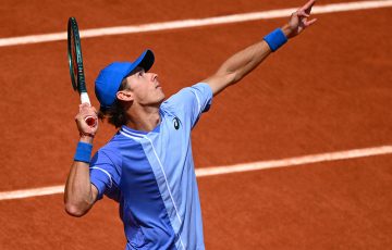 Alex de Minaur in action at Roland Garros 2024. Picture: Getty Images