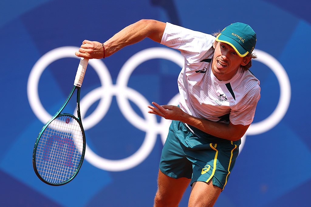 Paris, France, 28 July, 2024. Coco Gauff of USA during the WomenÕs Tennis Singles First Round at